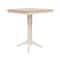 International Concepts 36 in. x 36 in. Square Top Pedestal Table - 41.9 in.H K-3636TP-27B-6B-2 - alternate 4